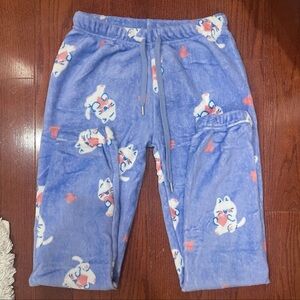 Soft Cute Cat Print Pajama Pants